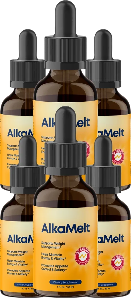 AlkaMelt 6 Bottles package